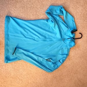 NIKE PRO MEDIUM TURQUOISE PULL OVER